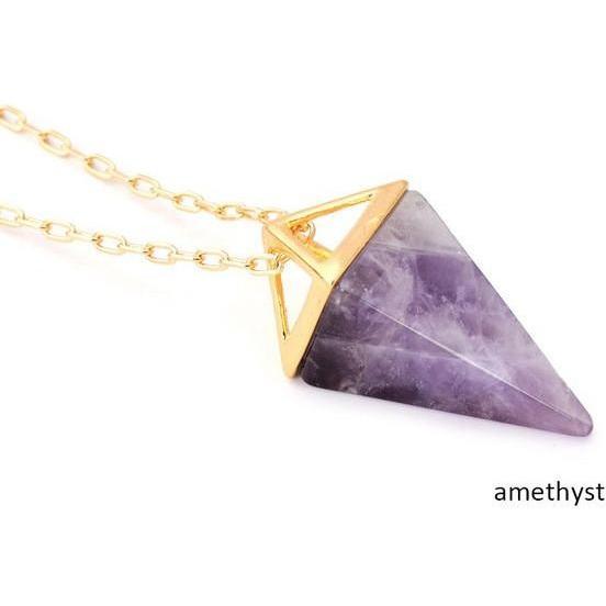 18K Gold-Plated Crystal Pendant Necklace - product image 6