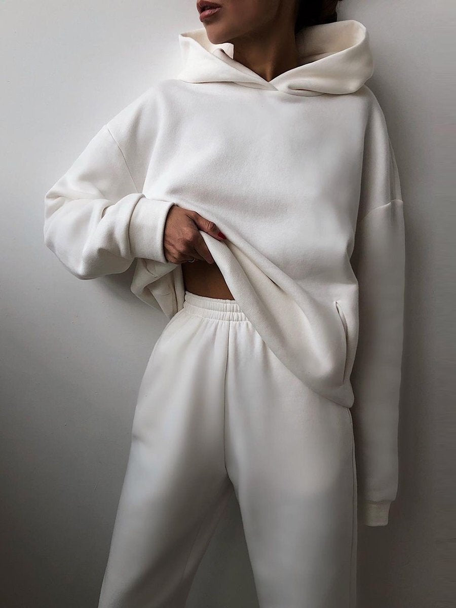 Cozy Hoodie & Jogger Two-Piece Tracksuit – Women’s Casual Lounge Set - product image 6