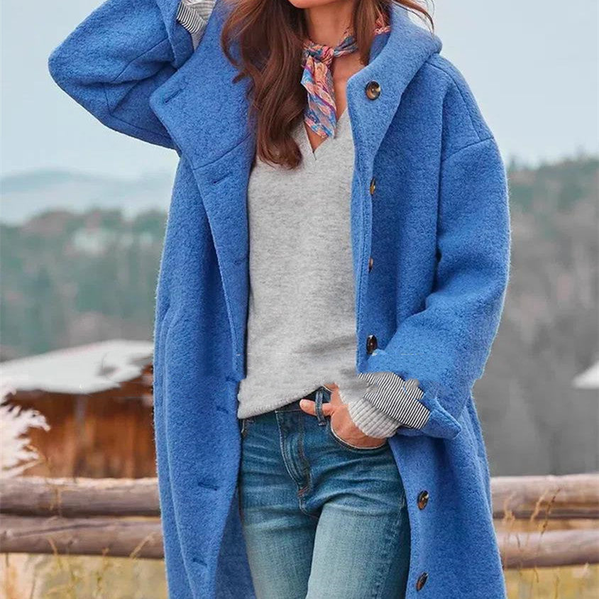 Women's Medium-Length Tweed Coat - view 6