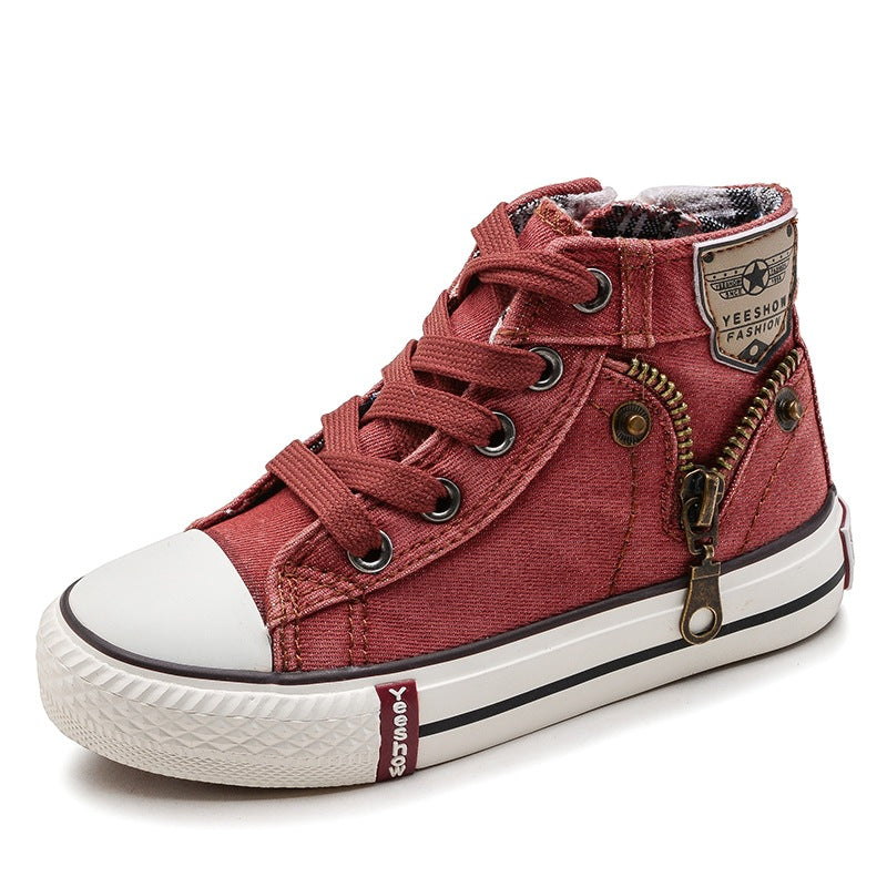 Kids' Breathable Denim Canvas Sneakers - product image 7