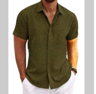 Men's Loose Linen Short-Sleeve T-Shirt - product image 20