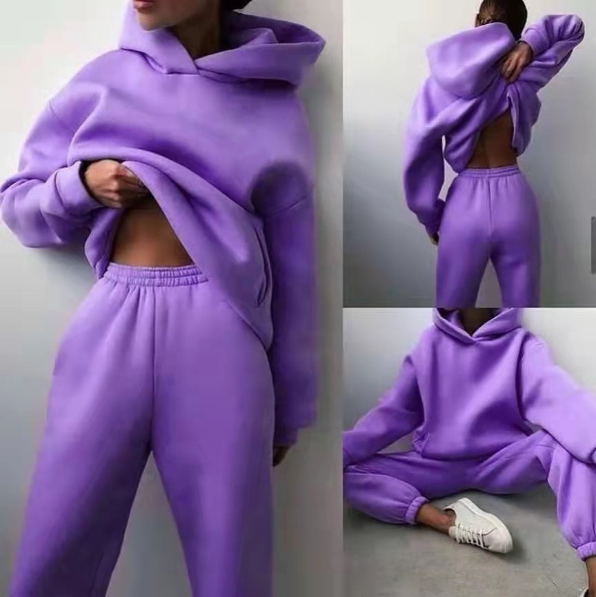 Cozy Hoodie & Jogger Two-Piece Tracksuit – Women’s Casual Lounge Set - product image 16