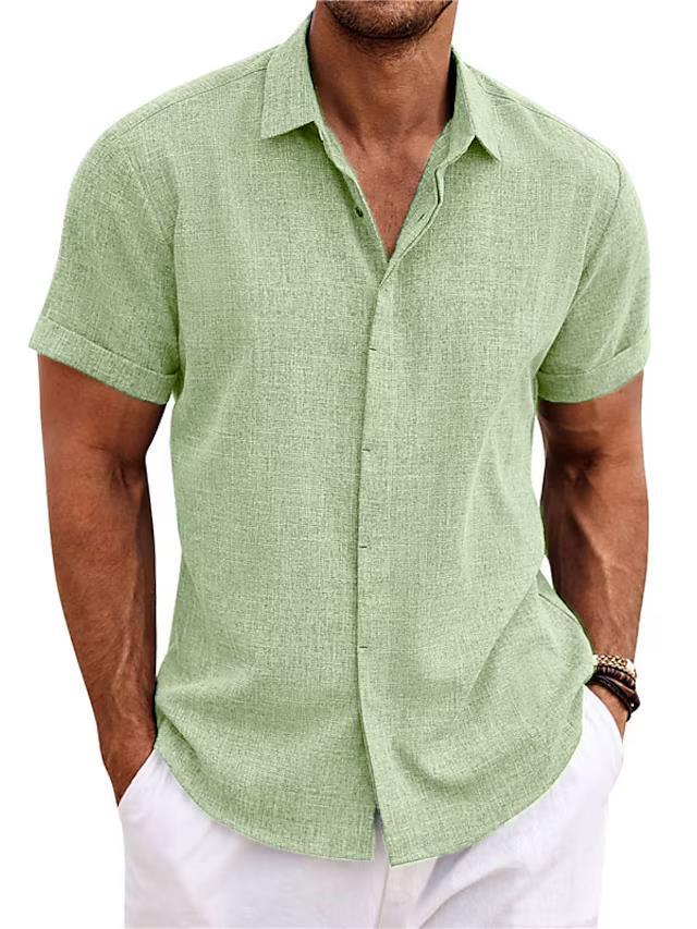 Men's Loose Linen Short-Sleeve T-Shirt - product image 24