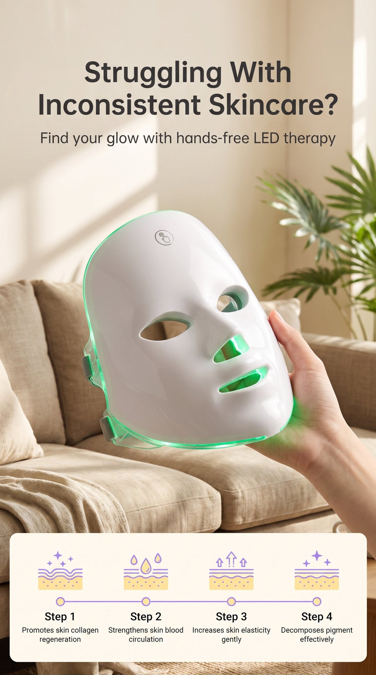 A Simple Guide to 7-Color LED Light Therapy at Home