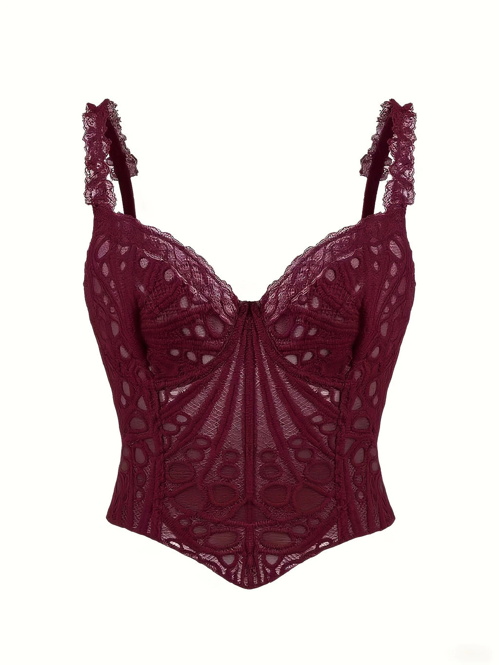 Women's Floral Corset Vest | Cut-Out Fishbone Shapewear - product image 9