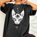 Men's Washed Black Distressed T-Shirt - product image 1