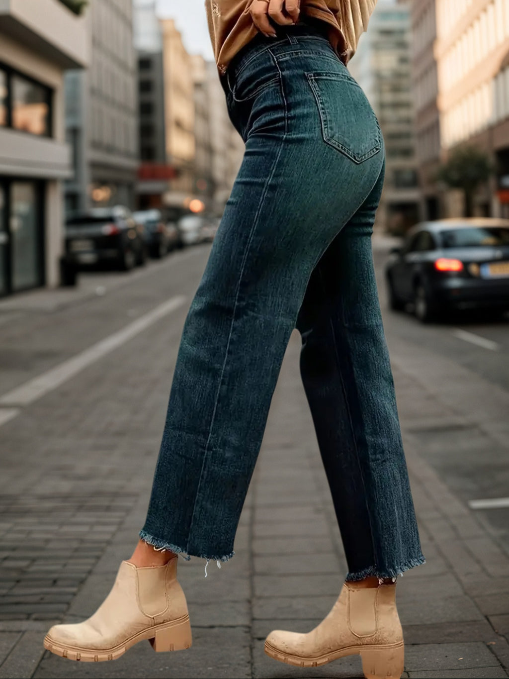Women's Wide-Leg Denim Jeans - view 3