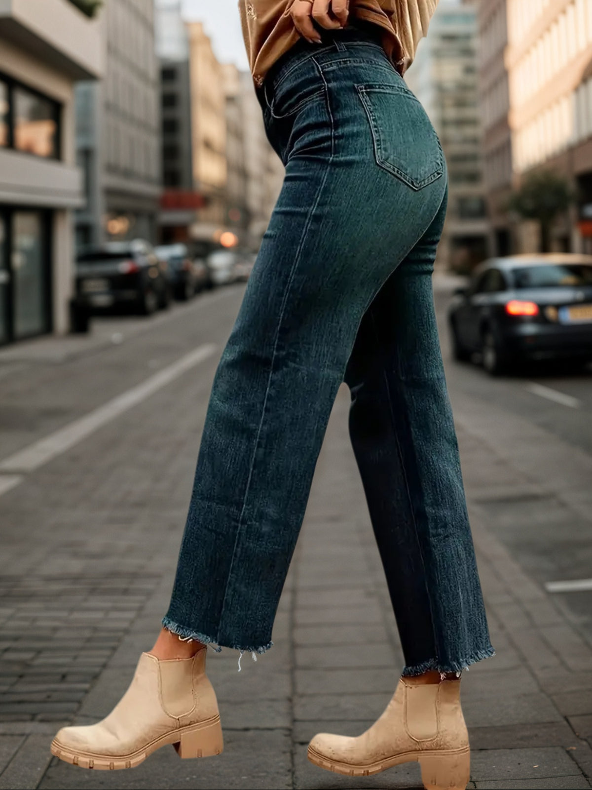 Women's Wide-Leg Denim Jeans - view 3