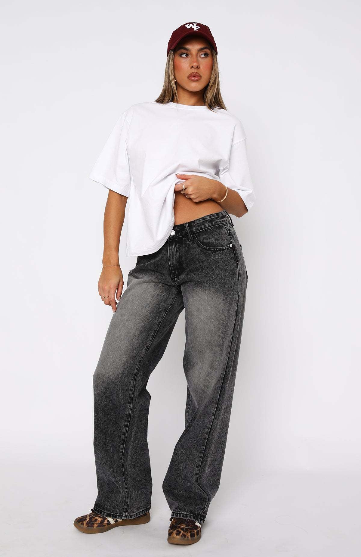 Women's Retro Washed Wide-Leg Jeans – High-Waist Loose Fit - product image 6