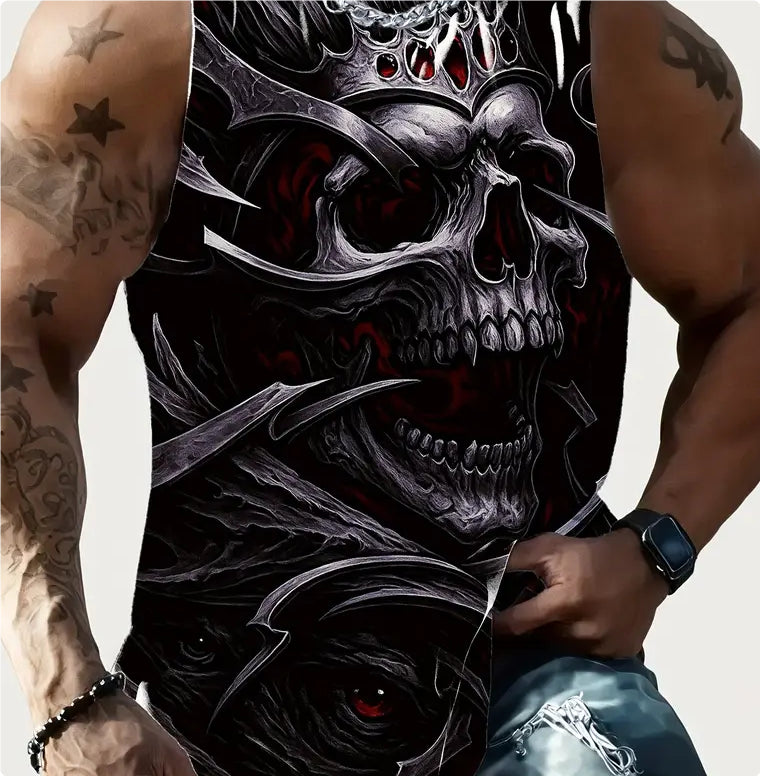 Printed Polyester Vest Top - S-2XL - image 13