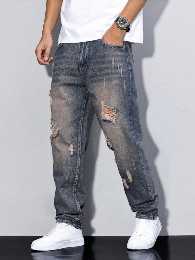 Men's Stretchy Slim Straight Pants - view 5