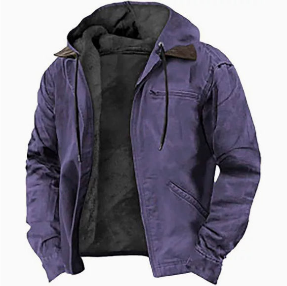 Men’s Fleece-Lined Zip-Pocket Jacket, Relaxed Fit - product image 2