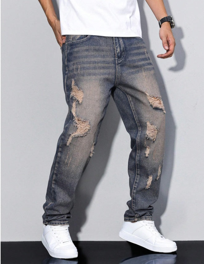 Men's Stretchy Slim Straight Pants - view 3