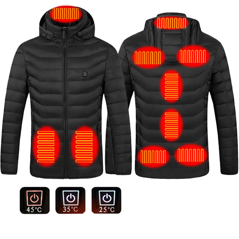 Hooded Heated Puffer Jacket - Battery Not Included - image 4