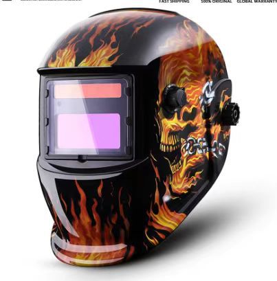 Solar Auto-Darkening Welding Helmet with Protective Mask - view 4