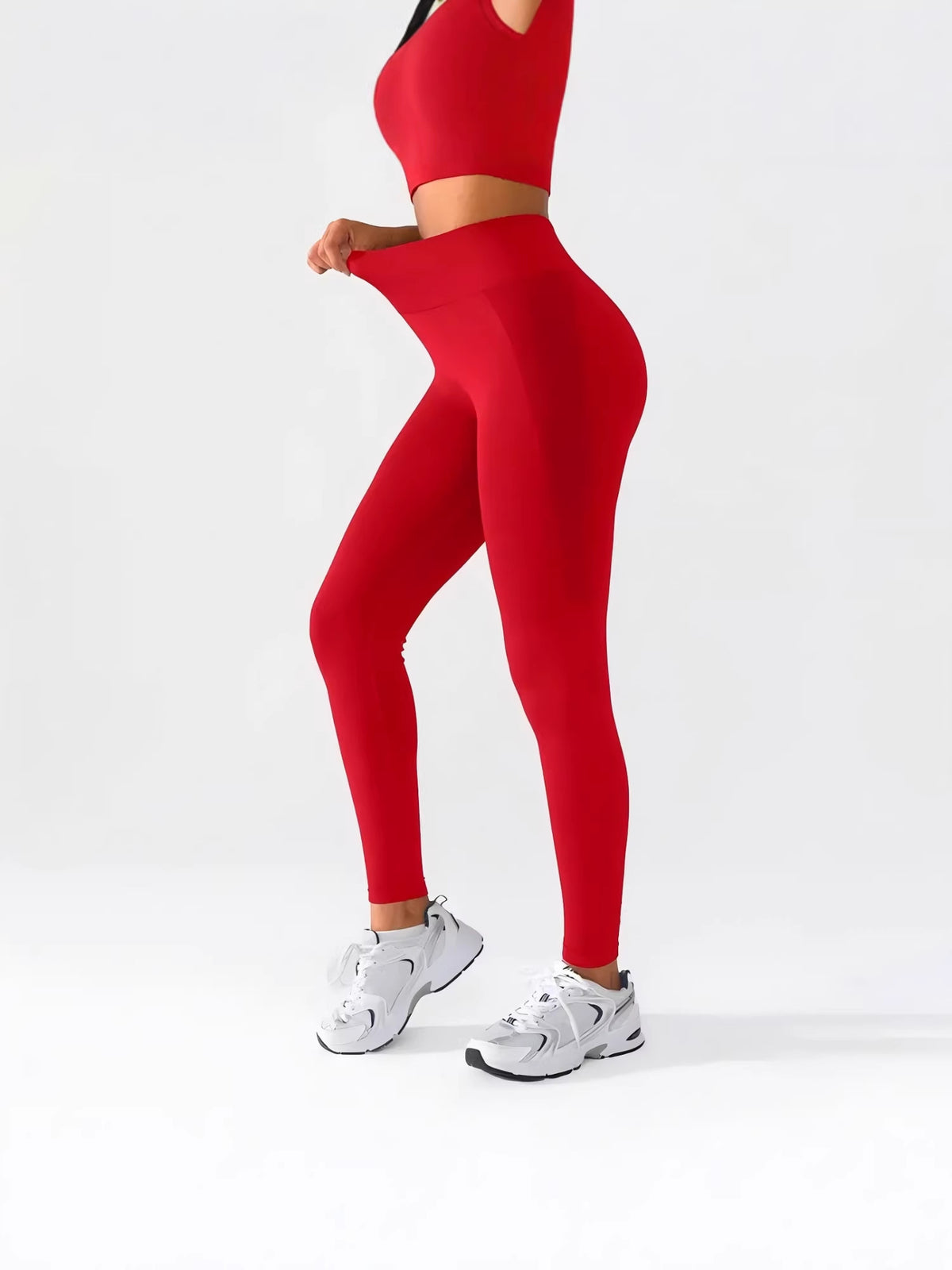 Women's High-Waisted Seamless Yoga Pants