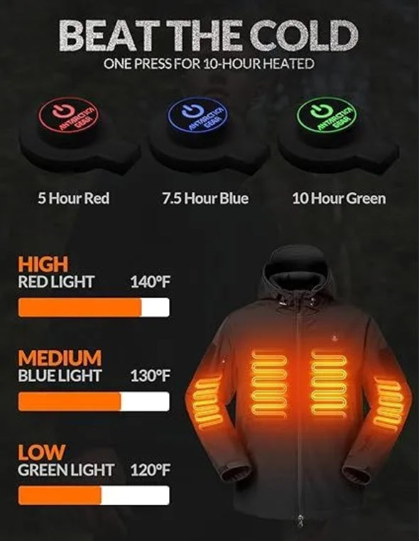 ANTARCTICA GEAR Men's Heated Softshell Jacket with Battery - image 7