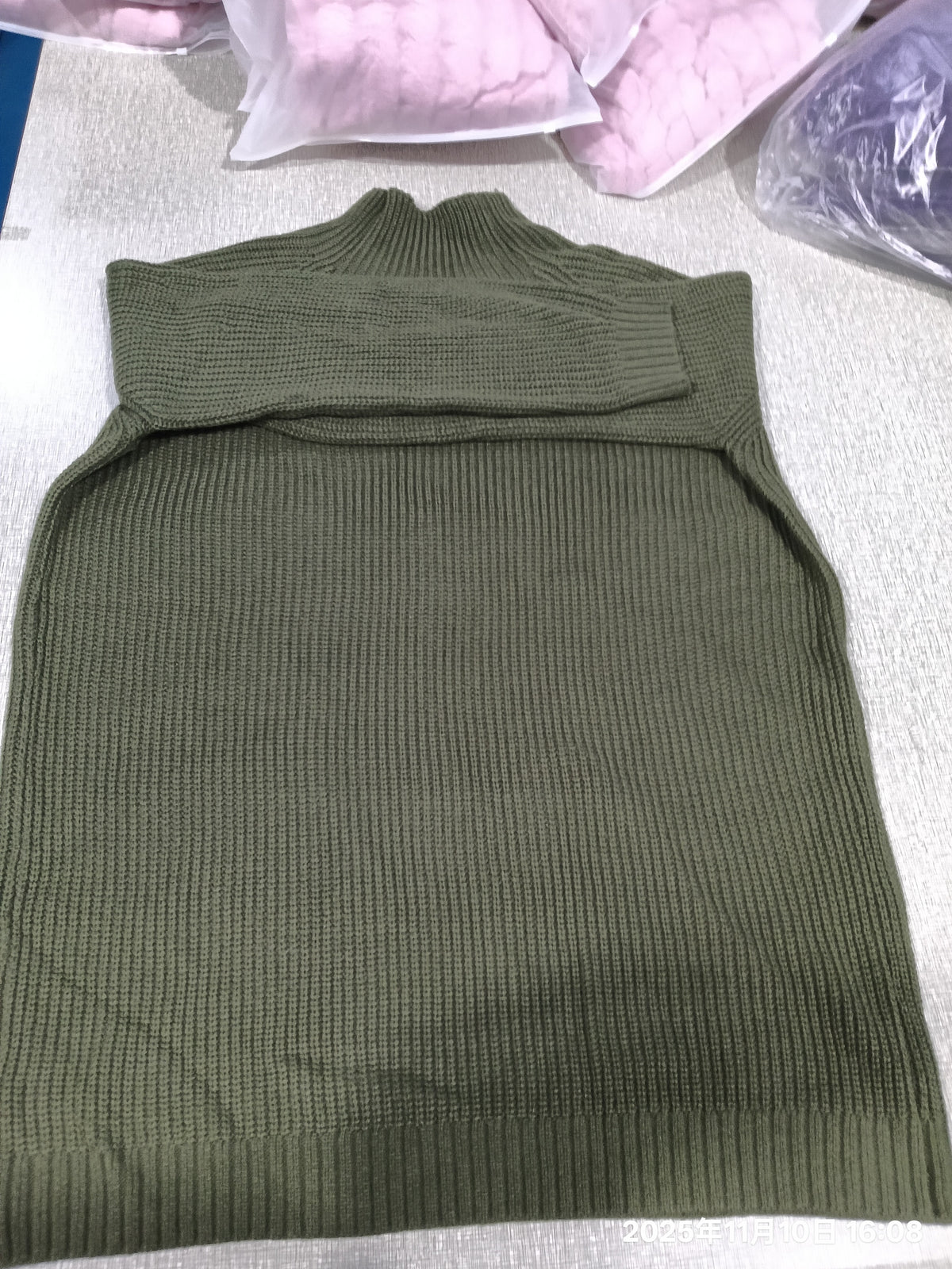 Solid Turtleneck Long Sweater Winter Warm Women Sweater Dress - product image 2