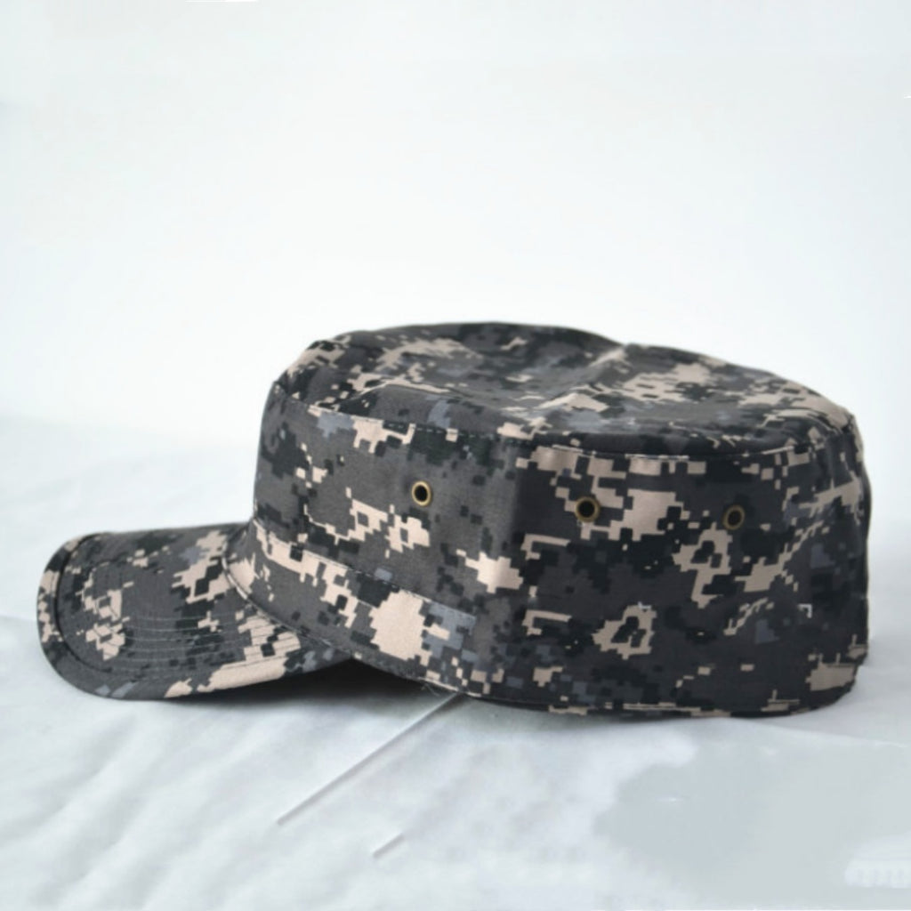 Camouflage Military-Style Cotton Blend Cap - product image 1