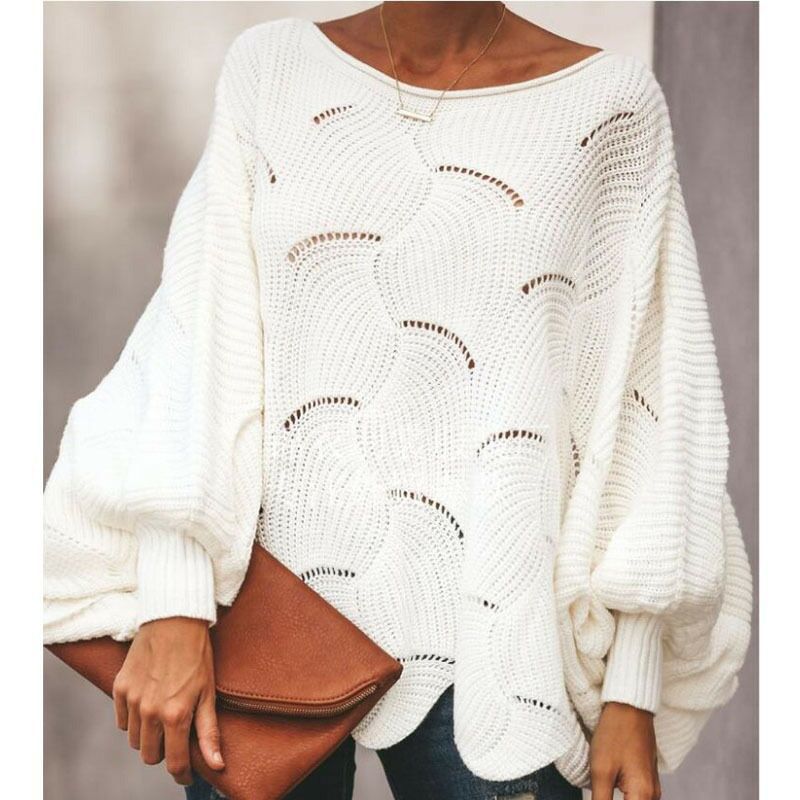 Women's Batwing Sleeve Knit Sweater - product image 1