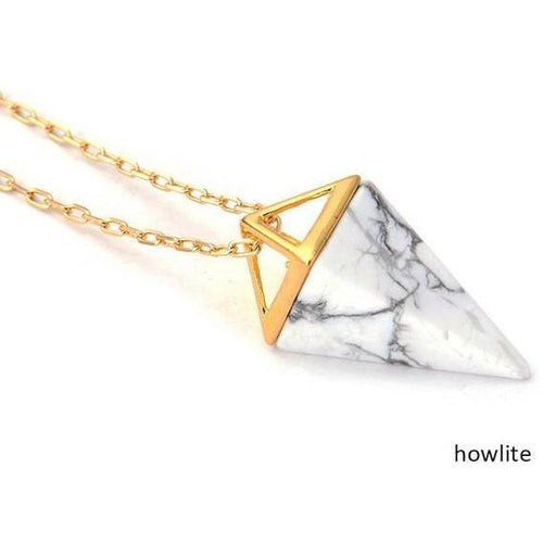 18K Gold-Plated Crystal Pendant Necklace - product image 2