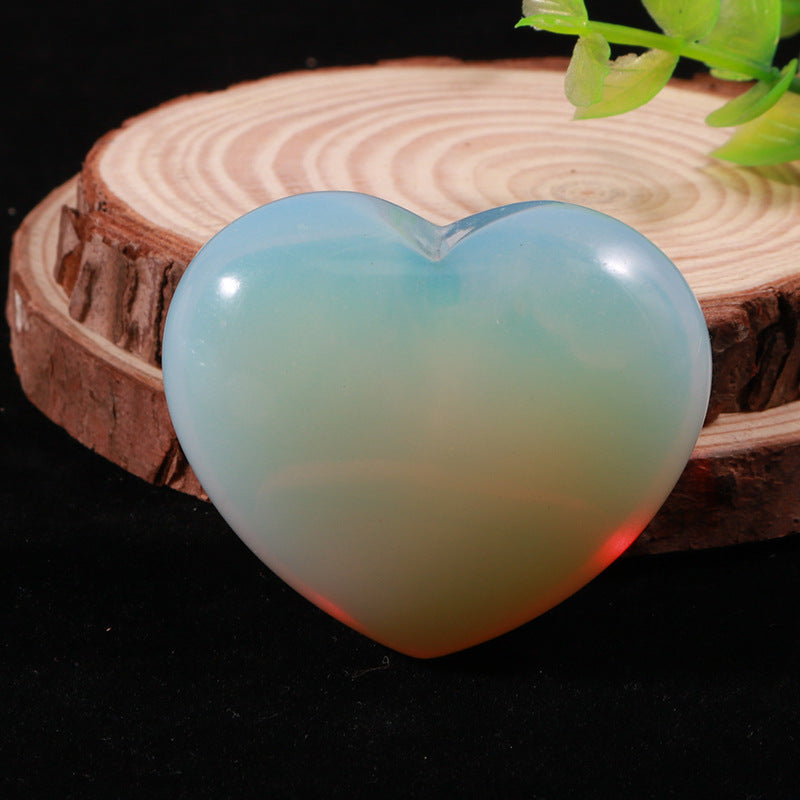 Natural Opal Heart Ornament - product image 1