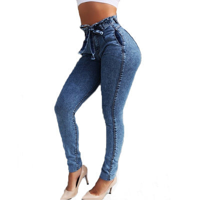 Fringe Hem Denim Jeans – Women’s Boho Frayed Straight Leg Jeans - product image 6