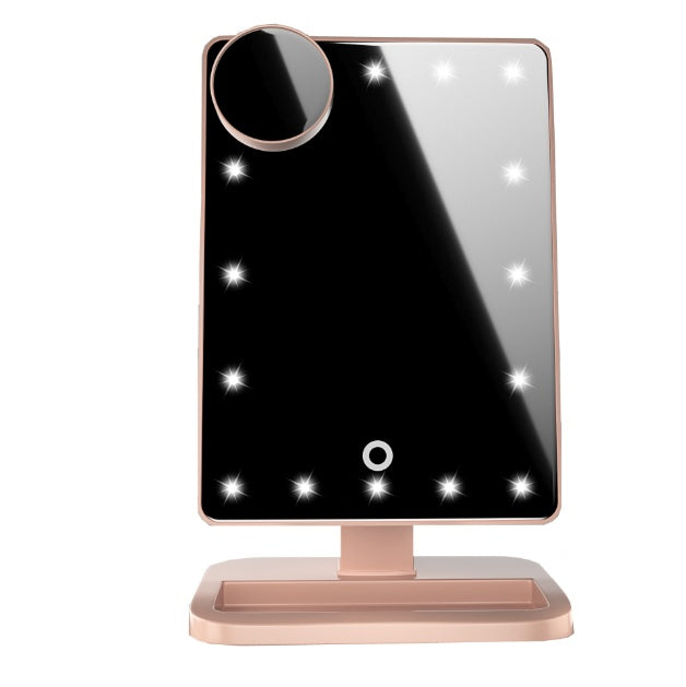 LED Makeup Mirror with Bluetooth Speaker & 10x Magnification - product image 2