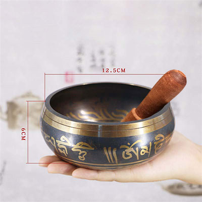 Tibetan-Style Meditation Singing Bowl - view 3