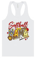 Softball Mama Women's Racerback Tank