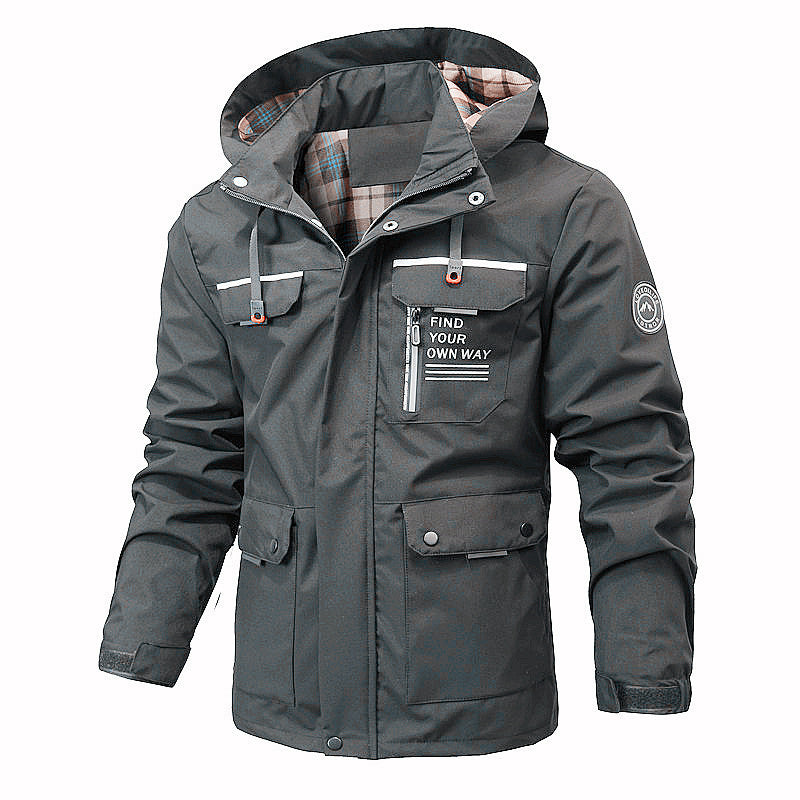 Men's Hooded Casual Outdoor Jacket - image 6