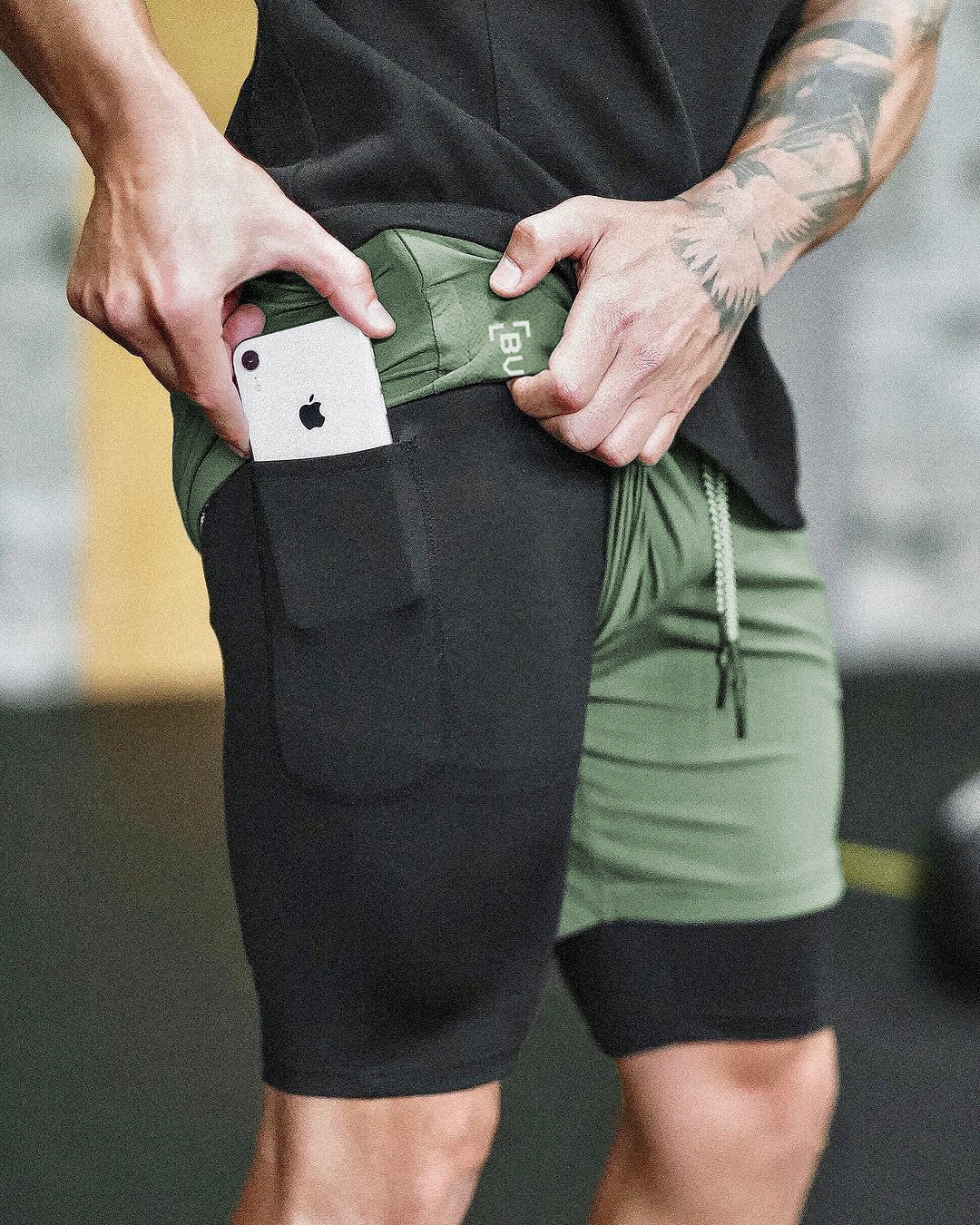 Men's Compression Shorts with Pockets - product image 17