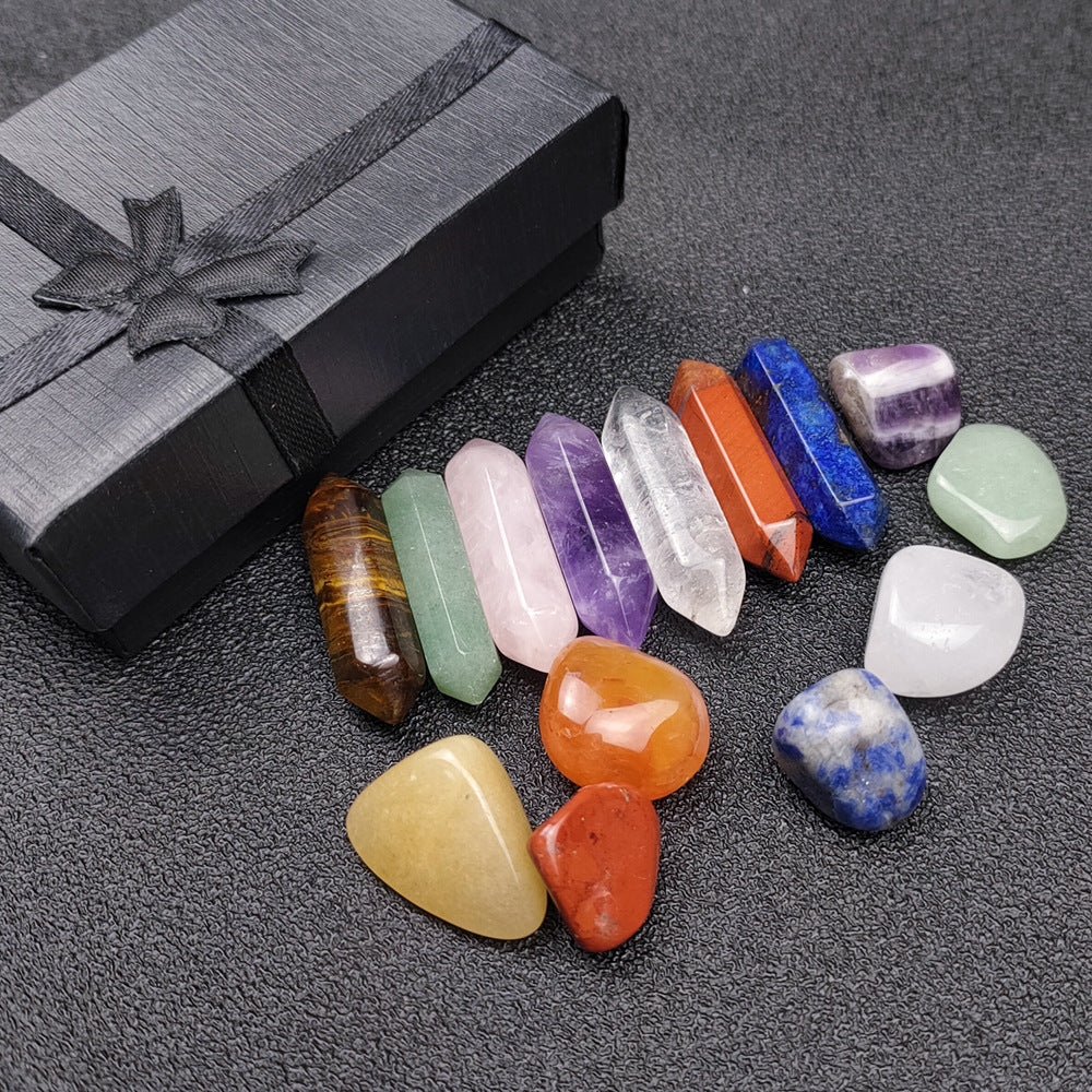 Natural Amethyst Seven Chakra Decor Set - product image 4