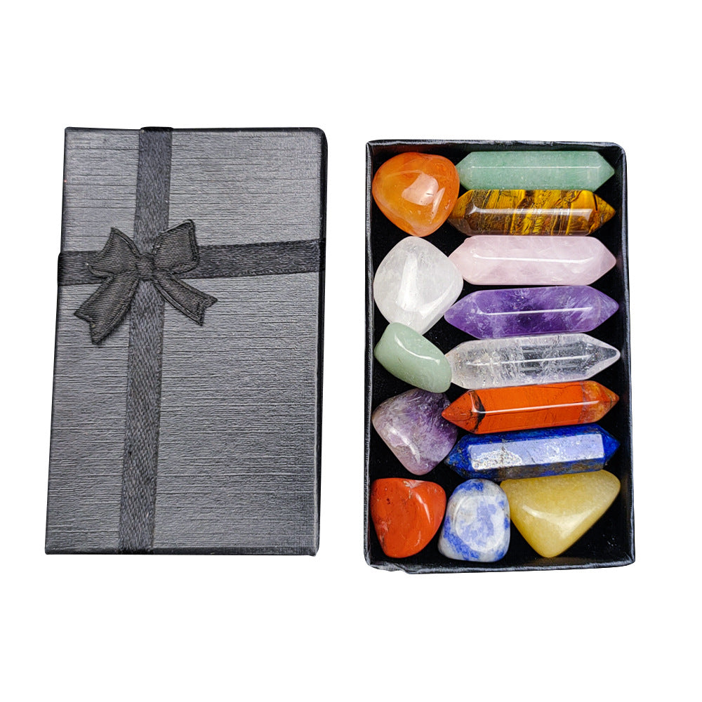 Natural Amethyst Seven Chakra Decor Set - product image 2
