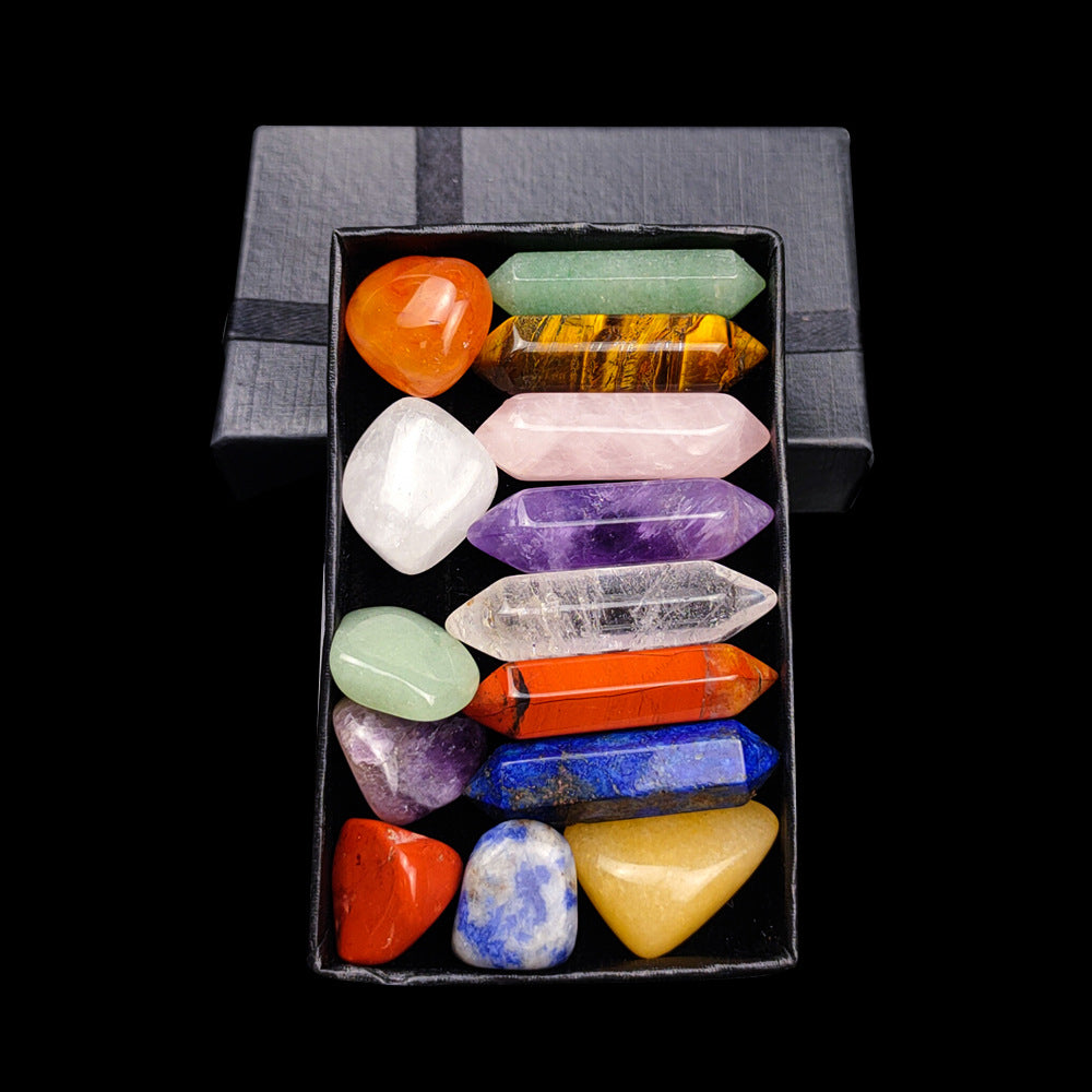 Natural Amethyst Seven Chakra Decor Set - product image 5