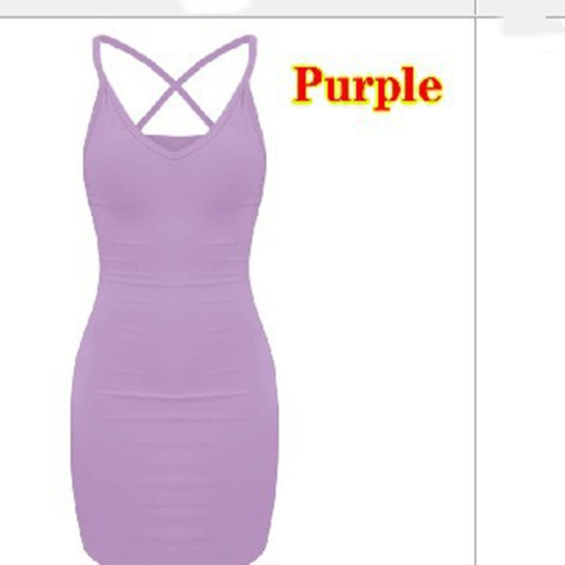 Halter Neck Bodycon Mini Dress – Stretch Sling Skirt - product image 5