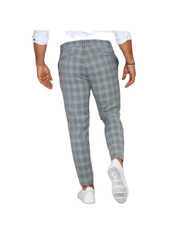 Men's Plaid Print Casual Pants – Loose Fit, Lightweight - product image 10
