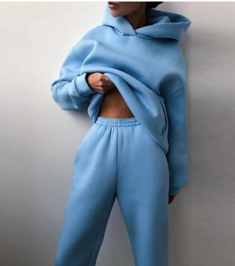 Cozy Hoodie & Jogger Two-Piece Tracksuit – Women’s Casual Lounge Set - product image 11