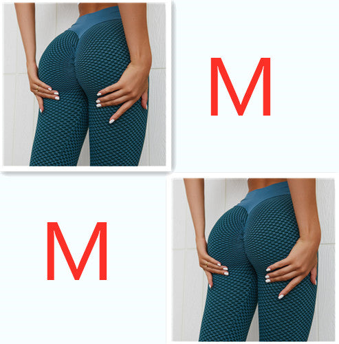 High-Waist Plaid Leggings – Seamless Yoga & Gym Pants - product image 7
