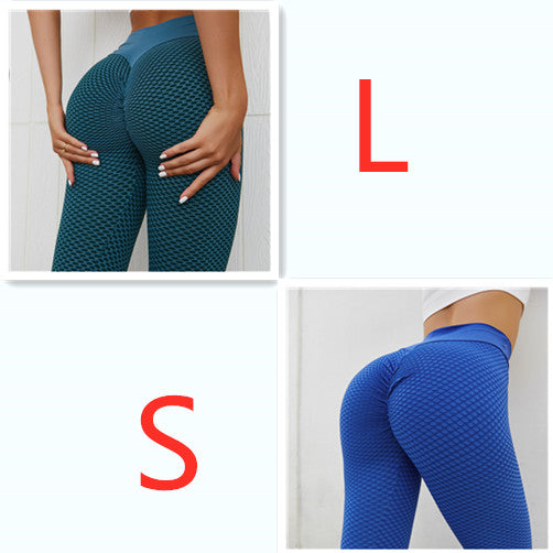 High-Waist Plaid Leggings – Seamless Yoga & Gym Pants - product image 5