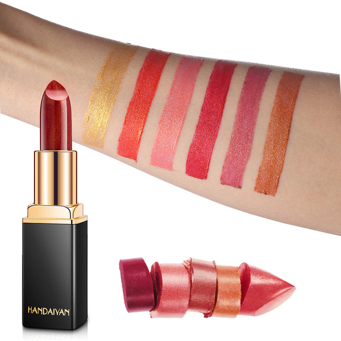 Pearlescent Metallic Lipstick