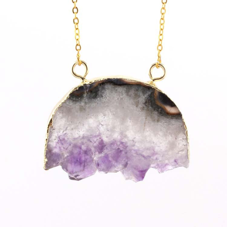 Natural Agate Pendant Necklace - product image 15