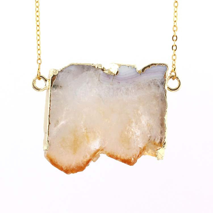 Natural Agate Pendant Necklace - product image 12