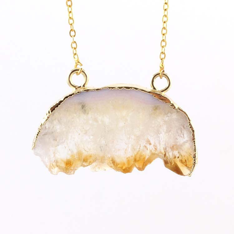 Natural Agate Pendant Necklace - product image 4