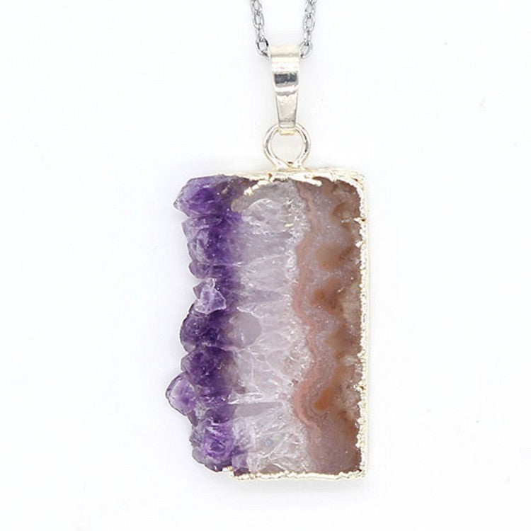 Natural Agate Pendant Necklace - product image 5