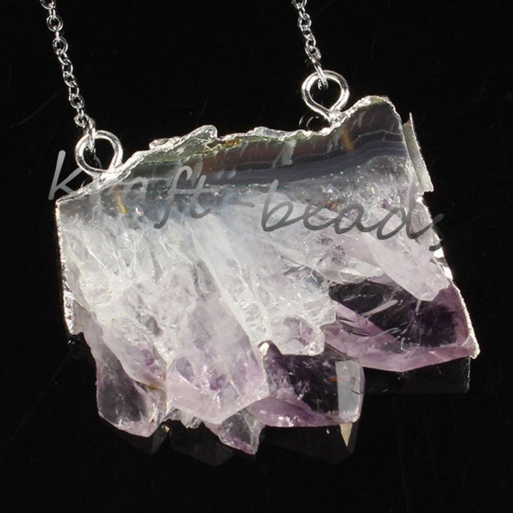 Natural Agate Pendant Necklace - product image 1