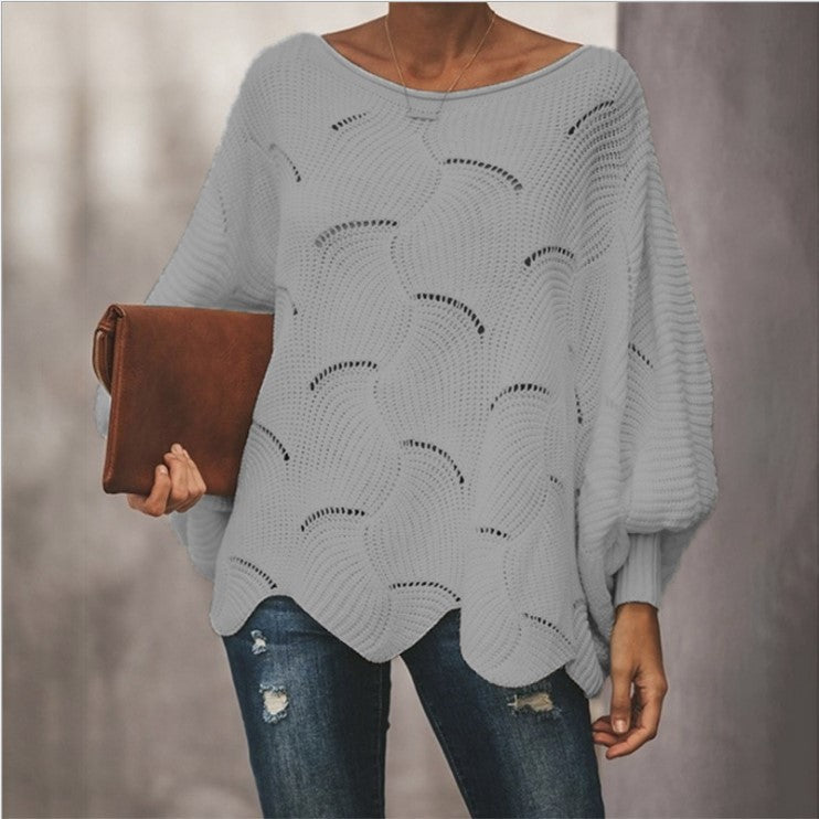 Women's Batwing Sleeve Knit Sweater - product image 12
