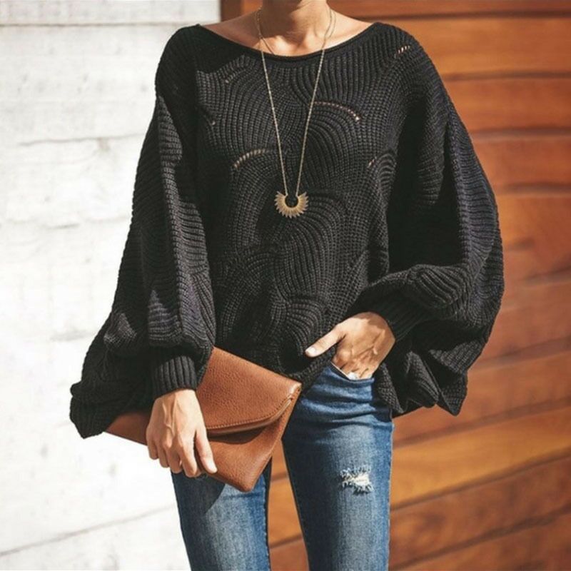 Women's Batwing Sleeve Knit Sweater - product image 7
