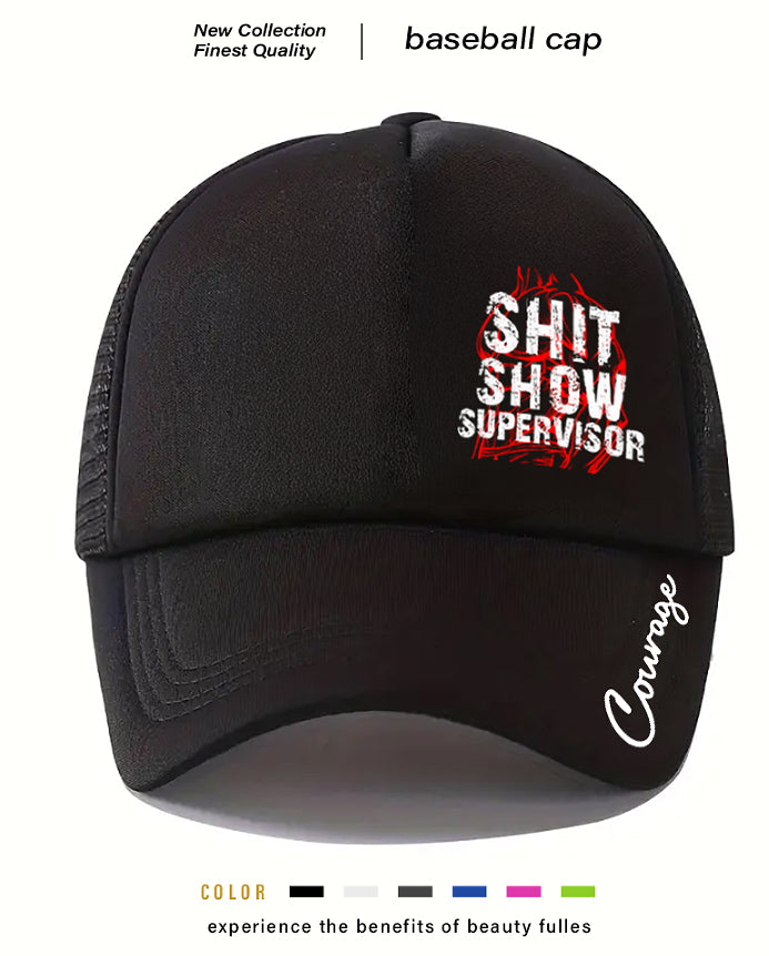 Men's Polyester Baseball Cap - Six Colors - image 4