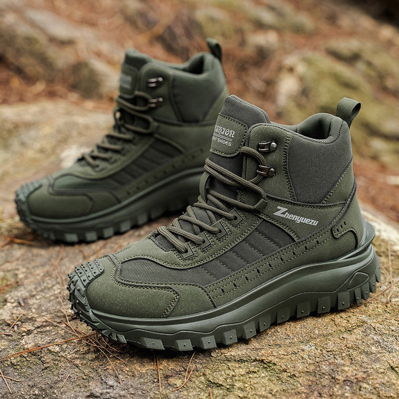 Men's Outdoor Boots – Thick-Soled Mid-Calf Work & Casual Wear - product image 1